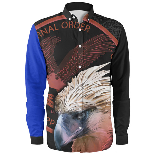Philippines Long Sleeve Shirt The Fraternal Order Of Eagles Polynesian