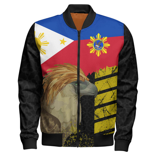 Philippines Bomber Jacket - Philippine Eagles Filipino Flag