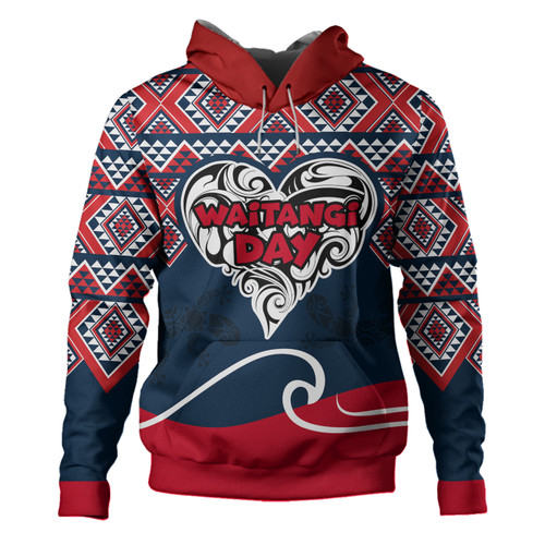New Zealand Waitangi Day Hoodie - New Zealand Culture Happy Waitangi Day Gold Coast
