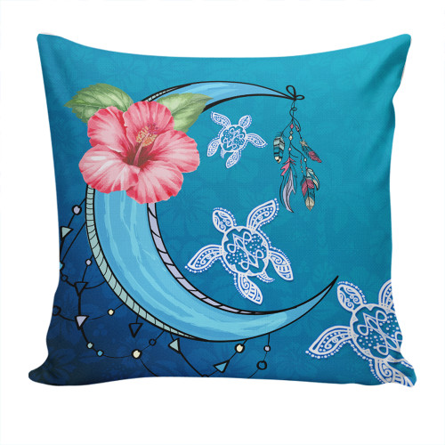 Hawaii Pillow Cover Turtle Moon Dream