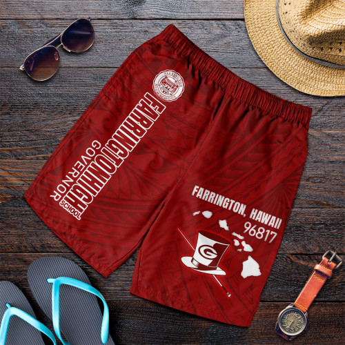 Hawaii Farrington High School Men Short - Governor Hawaii Patterns