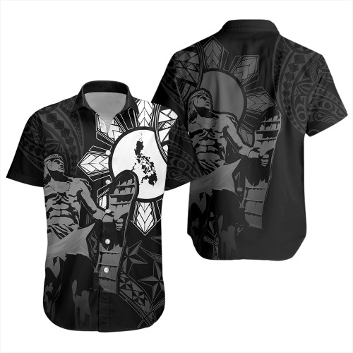 Philippines Short Sleeve Shirt Lapu Lapu Sun Tribal In My Heart