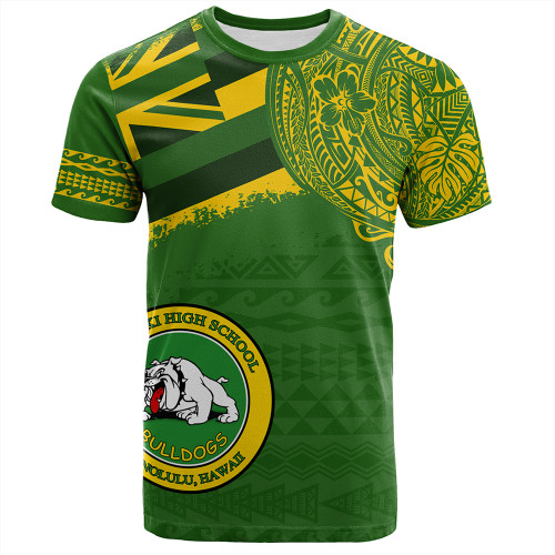 Hawaii T-Shirt Kaimuki High School With Crest Style