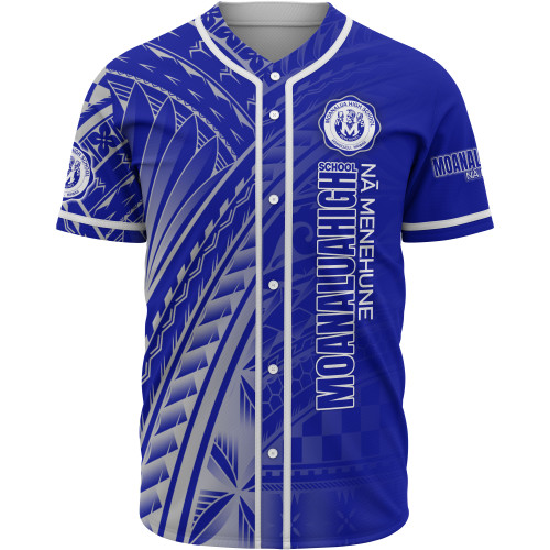 Hawaii Moanalua High School Baseball Shirt - Moanalua Nï¿½ï¿½ Menehune Hawaii Patterns