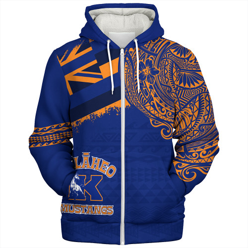 Hawaii Sherpa Hoodie Kalaheo With Crest Style