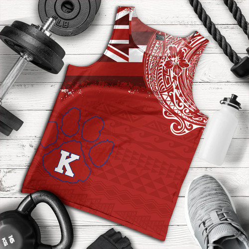 Hawaii Tank Top Kea'au High School With Crest Style