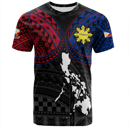 Philippines T-Shirt - Philippines Half Sleeve Tattoo Patterns Style