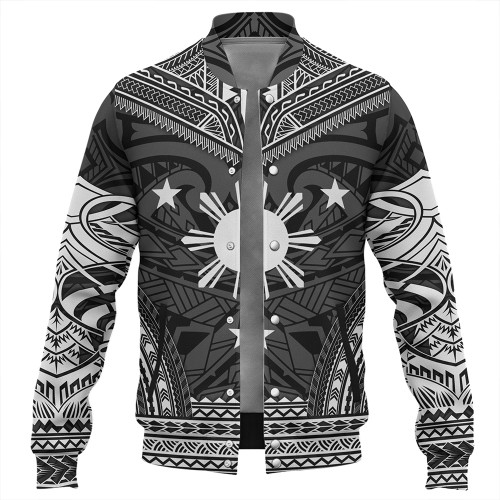 Philippines Baseball Jacket - Philippines Cheif Tattoo Patterns Style