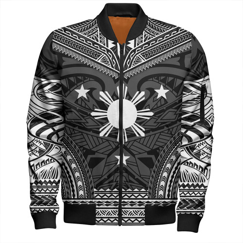 Philippines Bomber Jacket - Philippines Cheif Tattoo Patterns Style