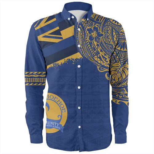 Hawaii Long Sleeve Shirt Laupahoehoe Community Public Charter High School With Crest Style