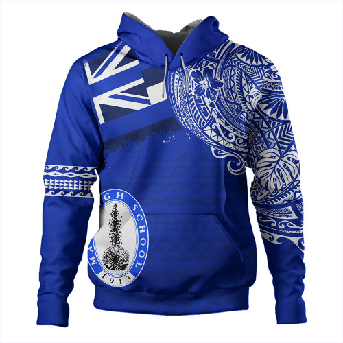 Hawaii Hoodie Maui High School With Crest Style
