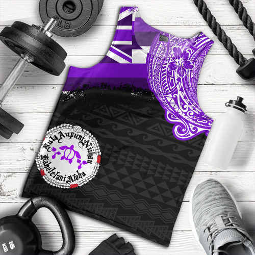 Hawaii Tank Top Ni'ihau High and Elementary School With Crest Style