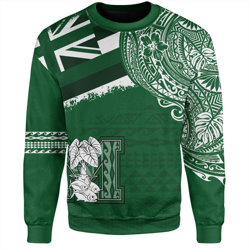 Hawaii Sweatshirt MolokaÊ»i High School With Crest Style