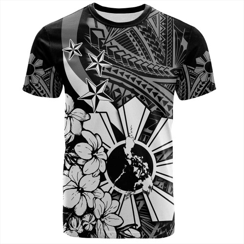 Philippines T-Shirt Polynesian Pattern Filipino Sampaguita