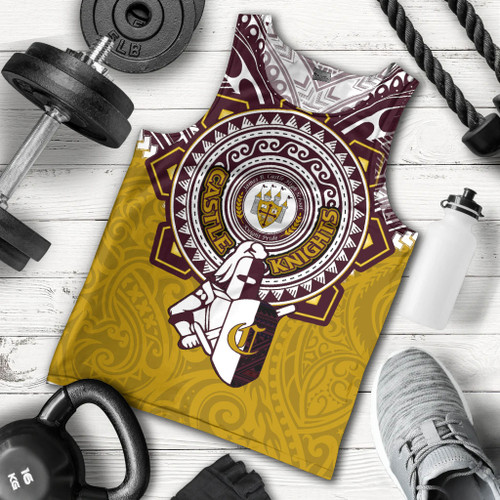 Hawaii Women Tank Custom James B. Castle High School Super Castle Knights Tribal Style