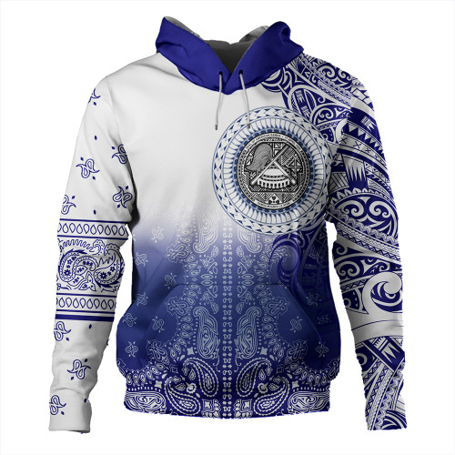 Samoa Hoodie Custom American Samoa Pattern With Paisley Style