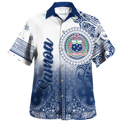 Samoa Hawaiian Shirt Custom Pattern With Paisley Style