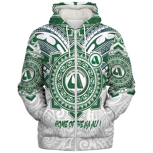 Hawaii Sherpa Hoodie Custom Aiea High School Home Of The Na Ali'i Tribal Style