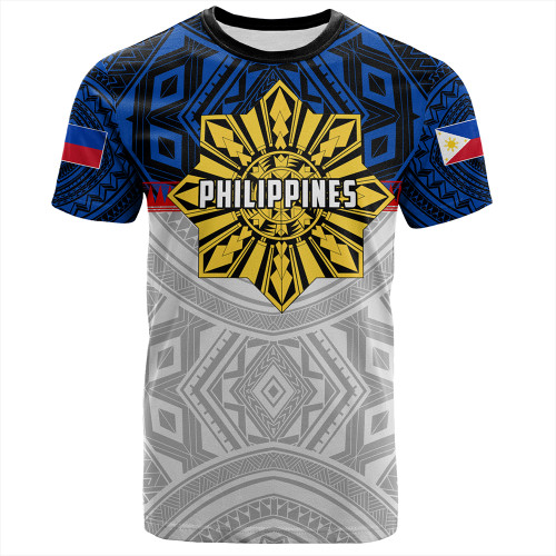 Philippines T-Shirt Filipino Tribal Sun Flag