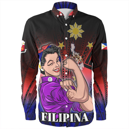 Philippines Filipinos Long Sleeve Shirt Proud Filipina Style
