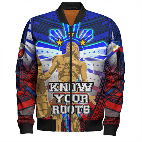 Philippines Filipinos Bomber Jacket Lapu Lapu Know Your Roots