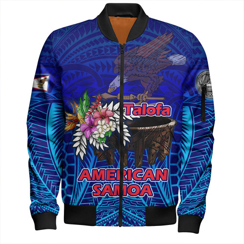 American Samoa Bomber Jacket Talofa American Samoa Kava Bowl