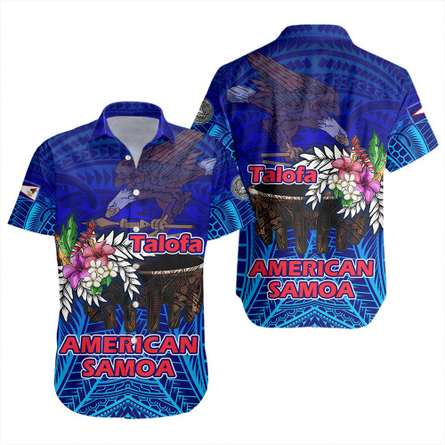 American Samoa Short Sleeve Shirt Talofa American Samoa Kava Bowl