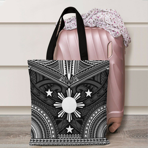 Philippines Filipino Cheif Tattoo Patterns Style Tote Bags