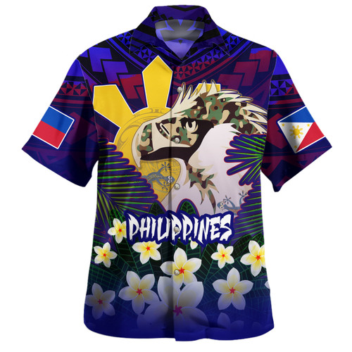 Philippines Filipinos Hawaiian Shirt Custom Philippine Sun And Eagles Summer Vibes