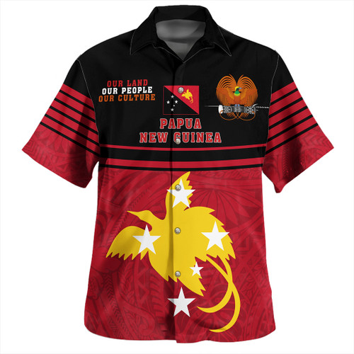 Papua New Guinea Hawaiian Shirt Our Land Our People Our Culture