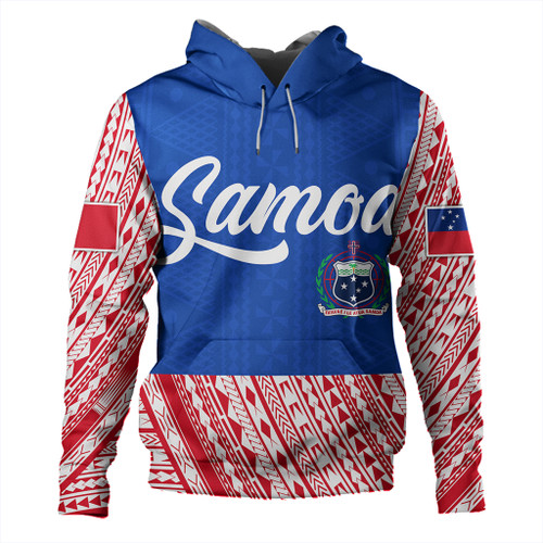 Samoa Hoodie Tribal Polynseian Simple Style