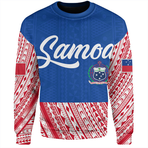 Samoa Sweatshirt Tribal Polynseian Simple Style