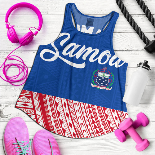 Samoa Women Tank Tribal Polynseian Simple Style