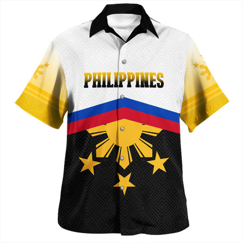 Philippines Filipinos Hawaiian Shirt Sport Style Pattern Yakan Fabric