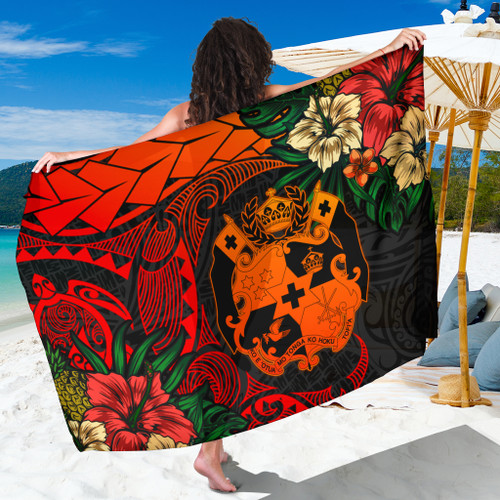 Tonga Sarong Polynesian Turtle Tropical