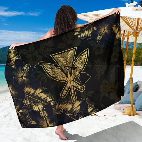 Hawaii Sarong Tropical Hawaii Luxury Gold
