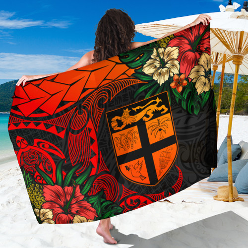 Fiji Sarong Polynesian Turtle Tropical