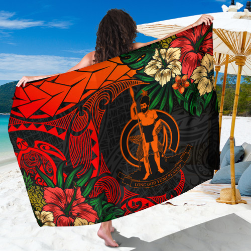 Vanuatu Sarong Polynesian Turtle Tropical