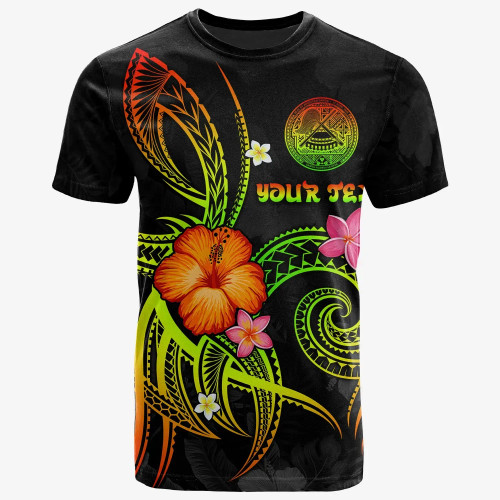 American Samoa Polynesian Personalised T-Shirt - Legend of American Samoa (Reggae) 1