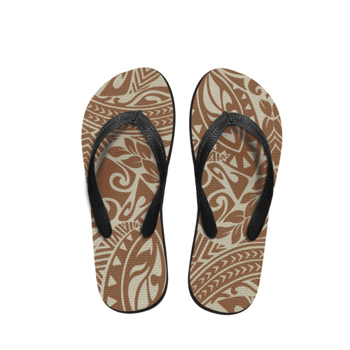 Polynesian Tribal Patterns Flip Flop 26
