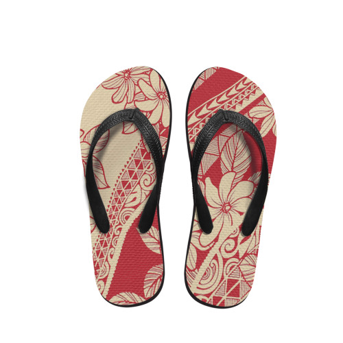 Polynesian Tribal Patterns Flip Flop 27