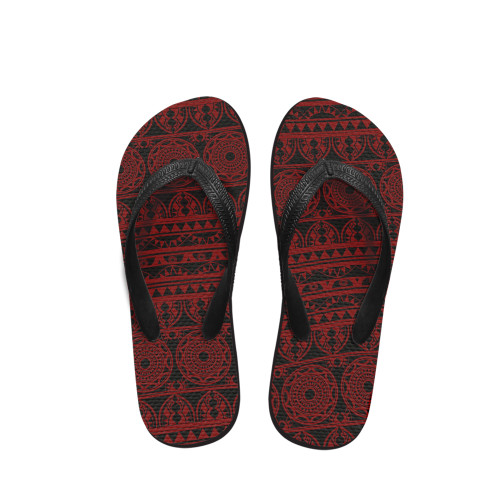 Polynesian Tribal Patterns Flip Flop 34
