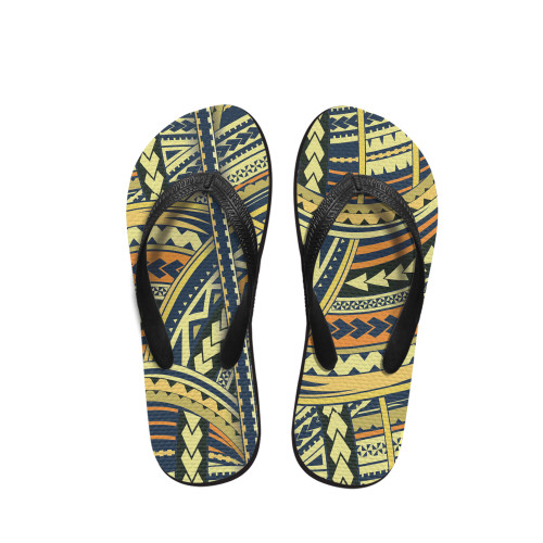Polynesian Tribal Patterns Flip Flop 42