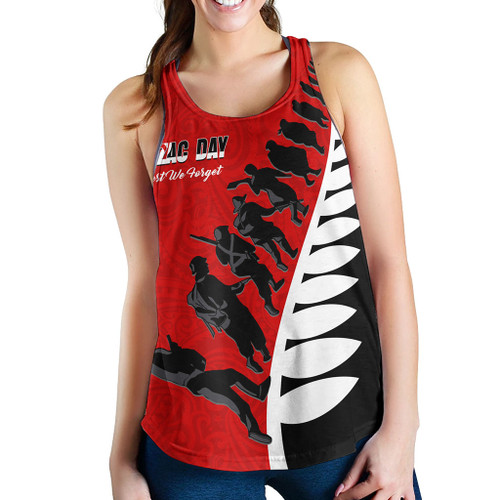 New Zealand Women Tank Tino Rangatiratanga Anzac Day Lets We Forget
