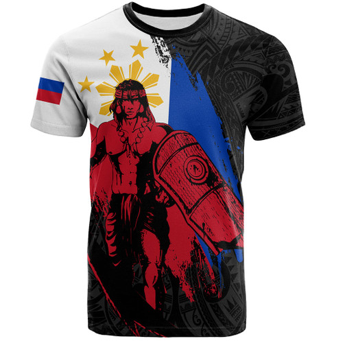 Philippines Filipinos T-Shirt Lapu Lapu Warrior Style Flag
