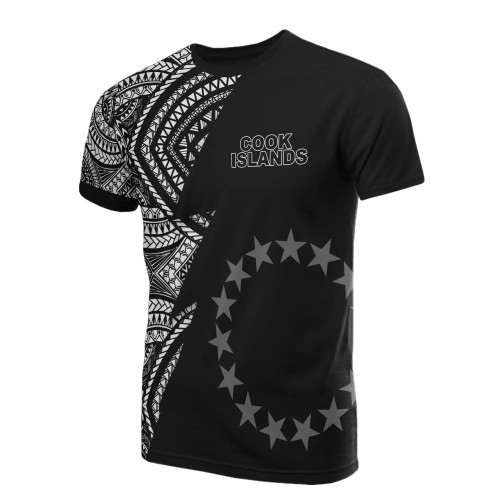 Cook Islands All Over T-Shirt - Cook Islands Flag Micronesian Pattern Flash 1