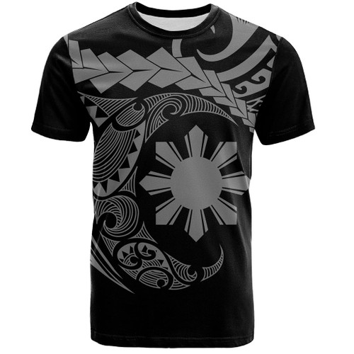 Philippines Filipinos T-Shirt Polynesian Tribal Half Circle