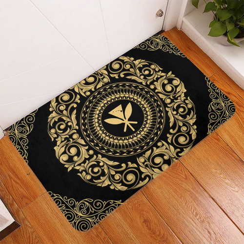 Hawaii Door Mat Kanaka Maoli Royal Vintage Style