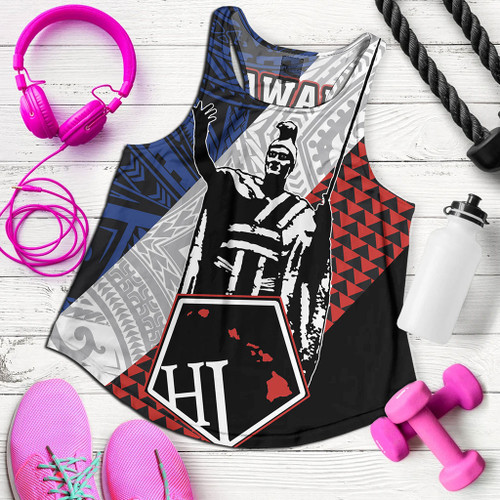 Hawaii Women Tank Kanaka Maoli Cover Kakau Polynesian