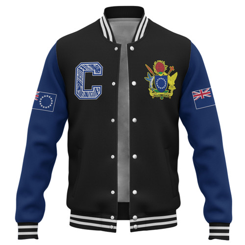 Cook Islands Baseball Jacket Letters Style